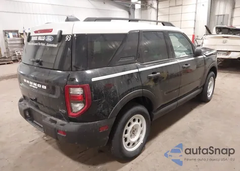 2025 Ford Bronco Sport Heritage z USA, uszkodzony, nr VIN 3FMCR9GN9SRE89506